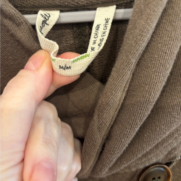 We The Free Double-Breasted Batwing Hoodie. Size M - Picture 4 of 6